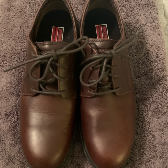wolverine oxford work shoes